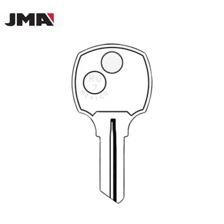 JMA: RO7 / RO4 National 5-Wafer Cabinet Key - Brass